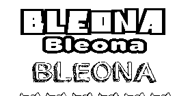 Coloriage Bleona