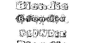 Coloriage Blondie