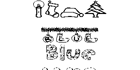 Coloriage Blue