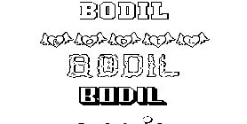 Coloriage Bodil