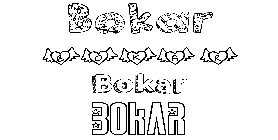 Coloriage Bokar