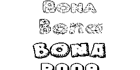 Coloriage Bona