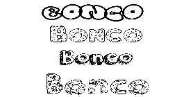 Coloriage Bonco