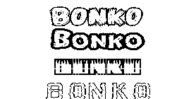 Coloriage Bonko