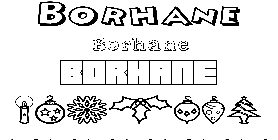 Coloriage Borhane