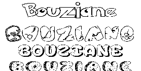 Coloriage Bouziane