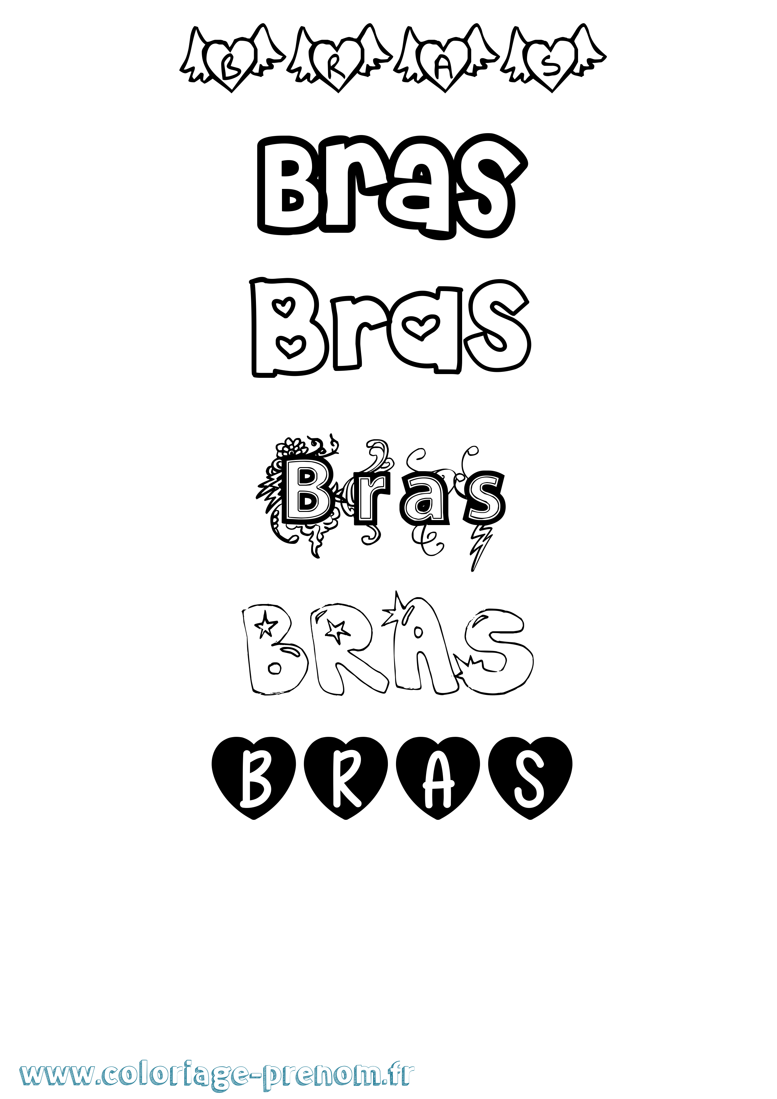 Coloriage Bras Girly Coloriage prénom Bras Girly