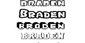 Coloriage Braden