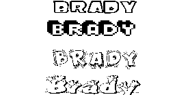 Coloriage Brady