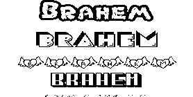 Coloriage Brahem