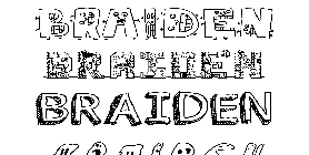 Coloriage Braiden