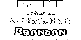 Coloriage Brandan