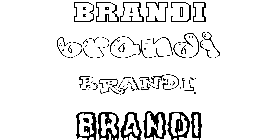 Coloriage Brandi