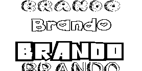 Coloriage Brando