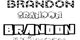 Coloriage Brandon