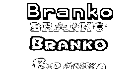 Coloriage Branko