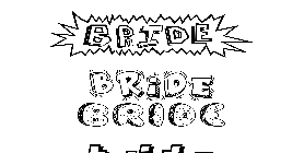 Coloriage Bride