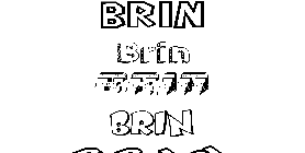 Coloriage Brin