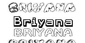 Coloriage Briyana