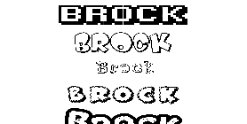 Coloriage Brock