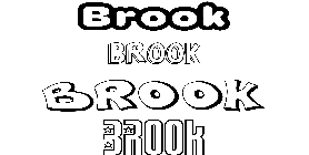 Coloriage Brook