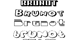Coloriage Brunot