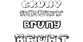 Coloriage Bruny