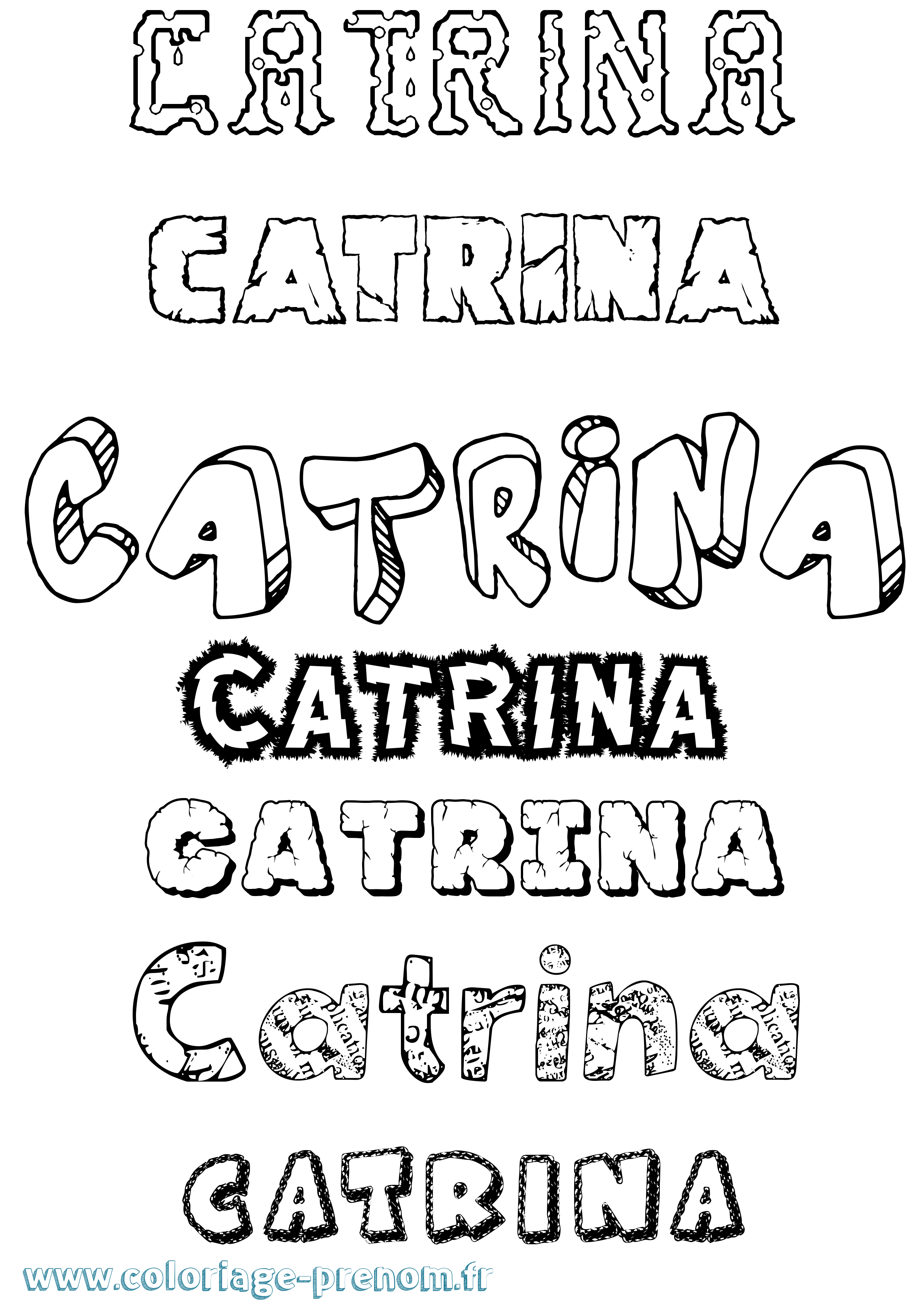 coloriage catrina
