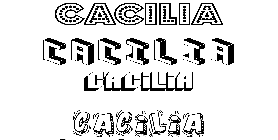 Coloriage Cacilia