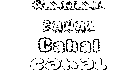 Coloriage Cahal