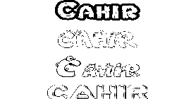 Coloriage Cahir