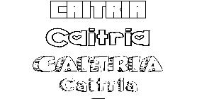 Coloriage Caitria