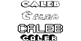 Coloriage Caleb