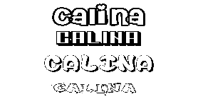 Coloriage Calina