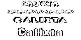 Coloriage Calixta
