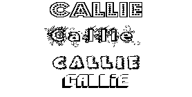 Coloriage Callie