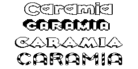 Coloriage Caramia