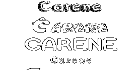 Coloriage Carene