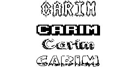 Coloriage Carim