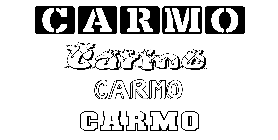 Coloriage Carmo