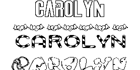 Coloriage Carolyn