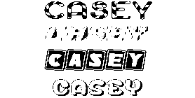 Coloriage Casey