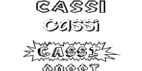 Coloriage Cassi