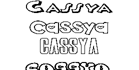 Coloriage Cassya