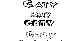 Coloriage Caty