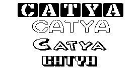 Coloriage Catya