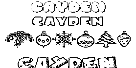 Coloriage Cayden