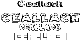 Coloriage Ceallach