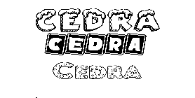 Coloriage Cedra