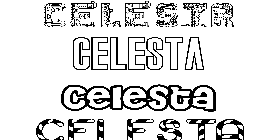 Coloriage Celesta